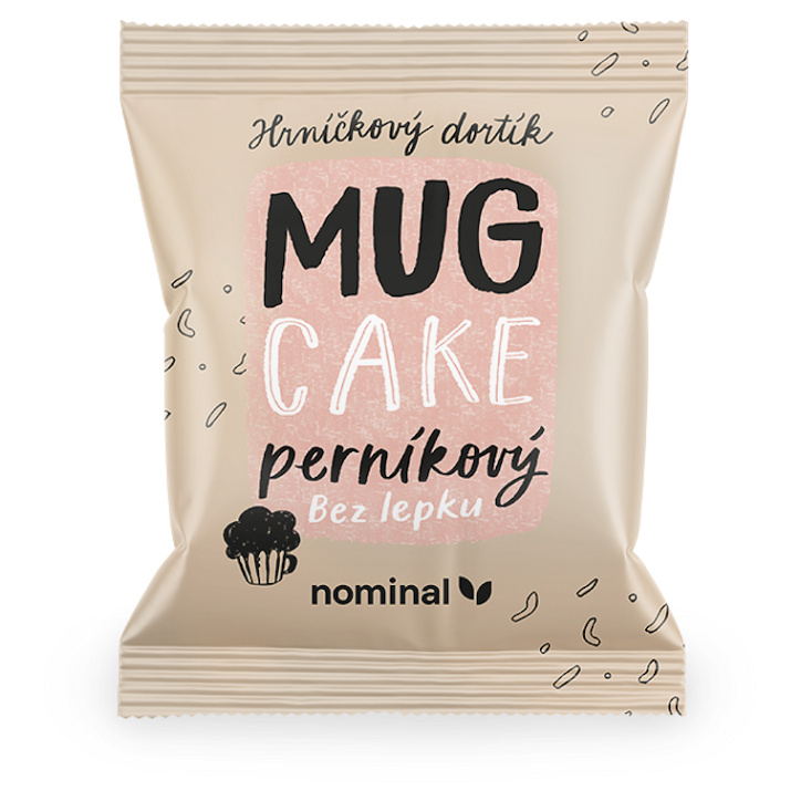 NOMINAL Hrníčkový dortík MUG CAKE Perníkový bez lepku 60 g