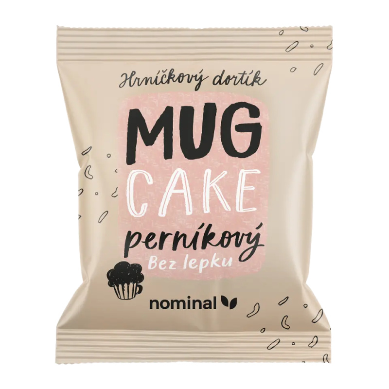 NOMINAL Hrníčkový dortík MUG CAKE Perníkový bez lepku 60 g