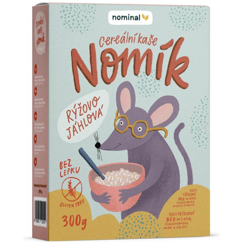 NOMINAL Bezlepková cereální kaše Nomina Nomík