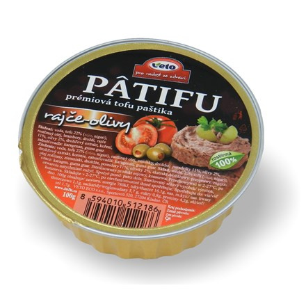 PATIFU Paštika rajče a olivy 100 g