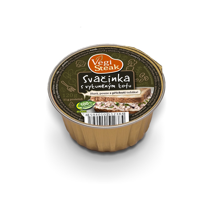 VETO ECO Vegi steak svačinka s vytuněným tofu 120 g
