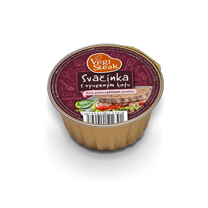 VETO ECO Vegi steak svačinka s vyuzeným tofu 120 g