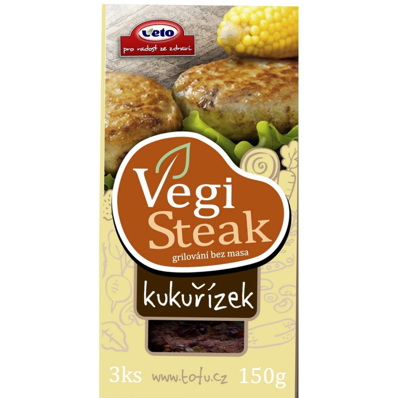 Vegi Steak Kukuřízek, 3 ks