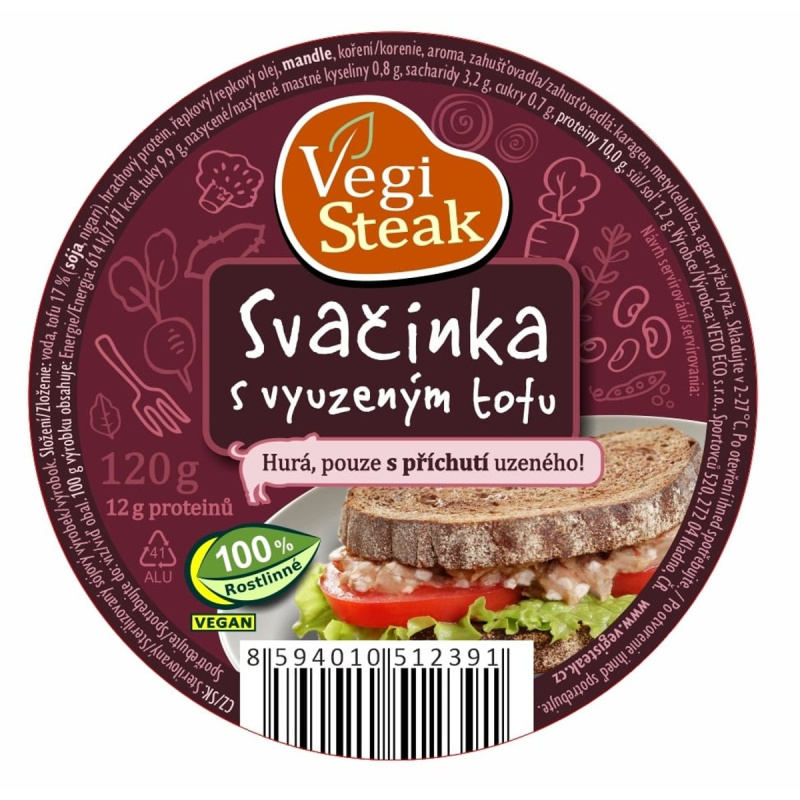 Vegi Steak Svačinka s vyuzeným tofu