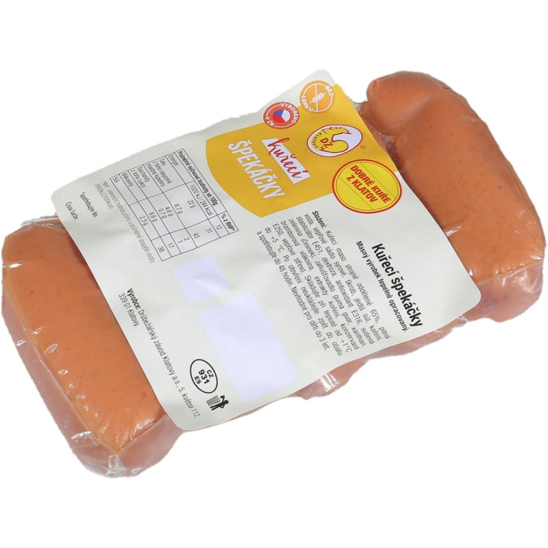 DZ Klatovy Kuřecí špekáčky