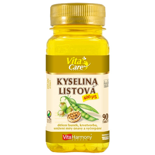VITAHARMONY Kyselina listová 400 µg 90 tablet