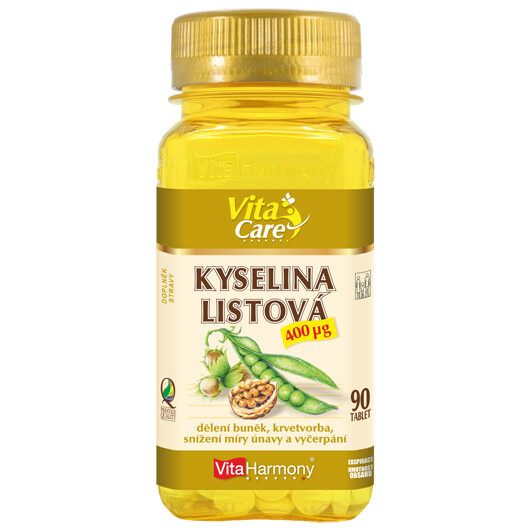 VITAHARMONY Kyselina listová 400 µg 90 tablet