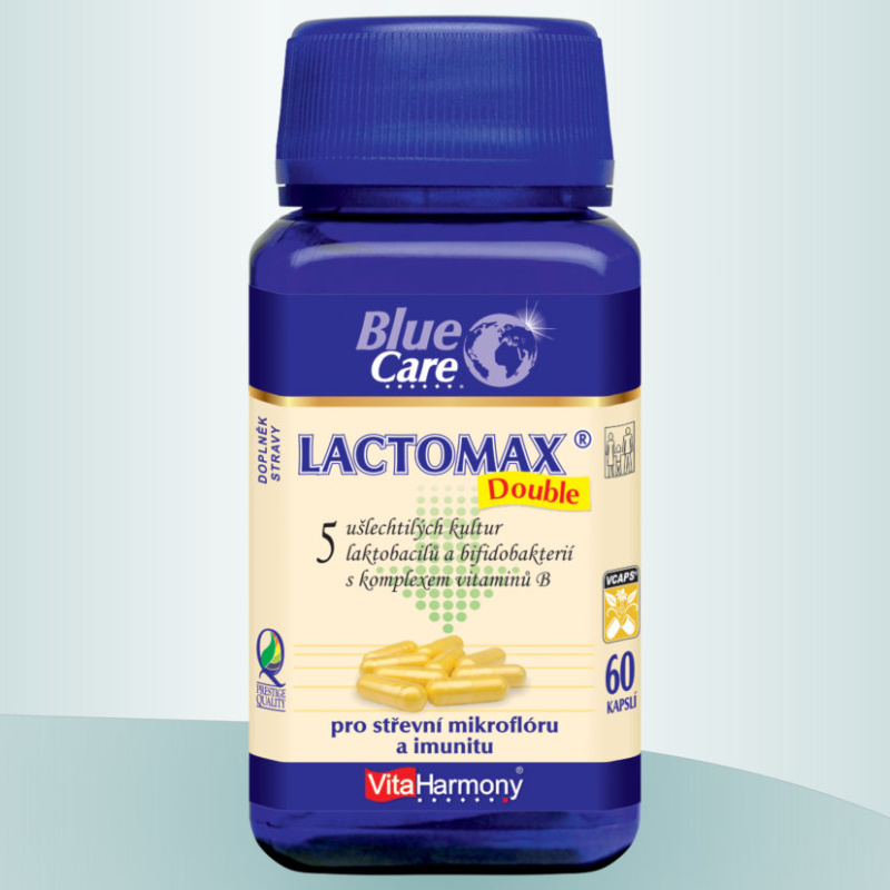 VitaHarmony Lactomax® Double - laktobacily 4 mld.+ komplex vit. B - 60 cps. - min. trvanlivost do 12.07.2025