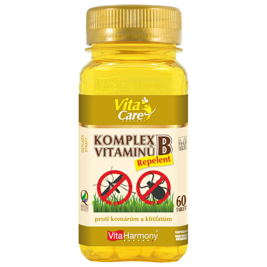 VITAHARMONY Komplex vitaminů B repelent 60 tablet