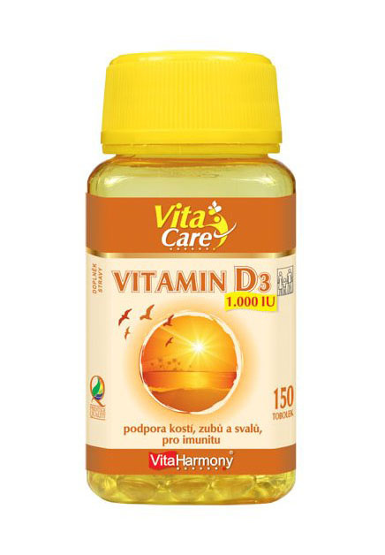 VITAHARMONY Vitamin D3 1000IU 150 tobolek