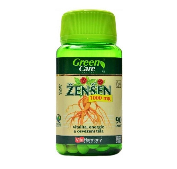 VITAHARMONY Ženšen 1000 mg 90 tablet