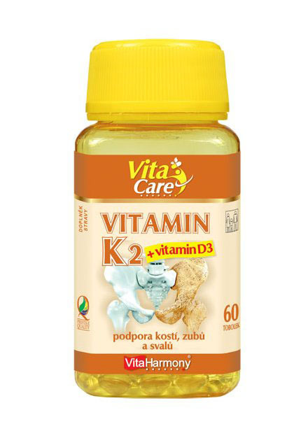VITAHARMONY Vitamin K2 a D3 60 tobolek