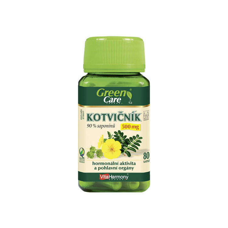 VITAHARMONY Kotvičník 500 mg 90 % saponinů 80 kapslí