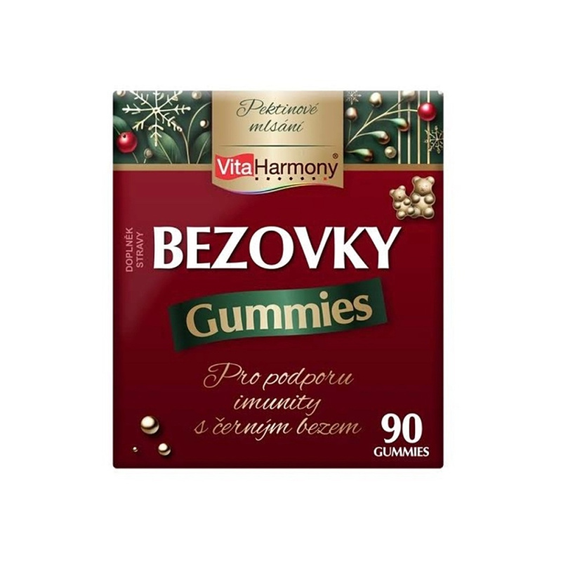 VITAHARMONY Bezovky vánoční balení 90 gummies