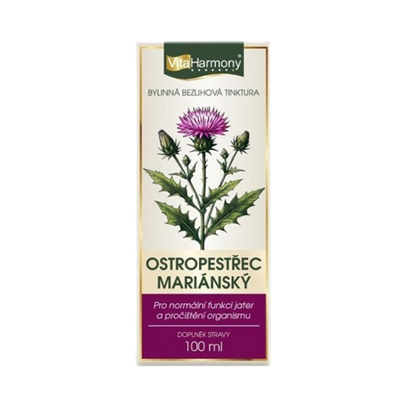 VITAHARMONY Tinktura  Ostropestřec mariánský 100 ml