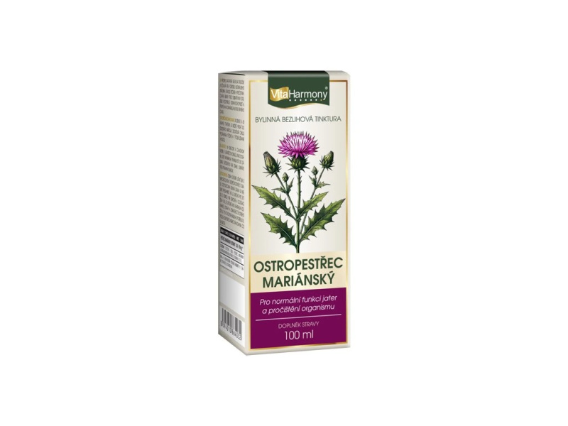 VITAHARMONY Tinktura  Ostropestřec mariánský 100 ml