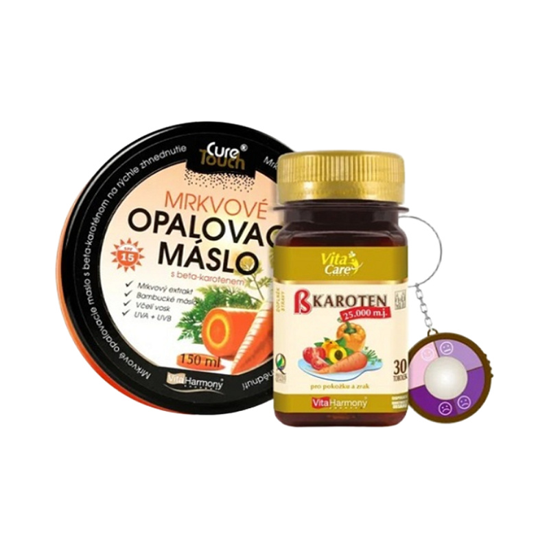 VITAHARMONY Opalovací komplet  s Beta karotenem 25.000 m.j. ZDARMA
