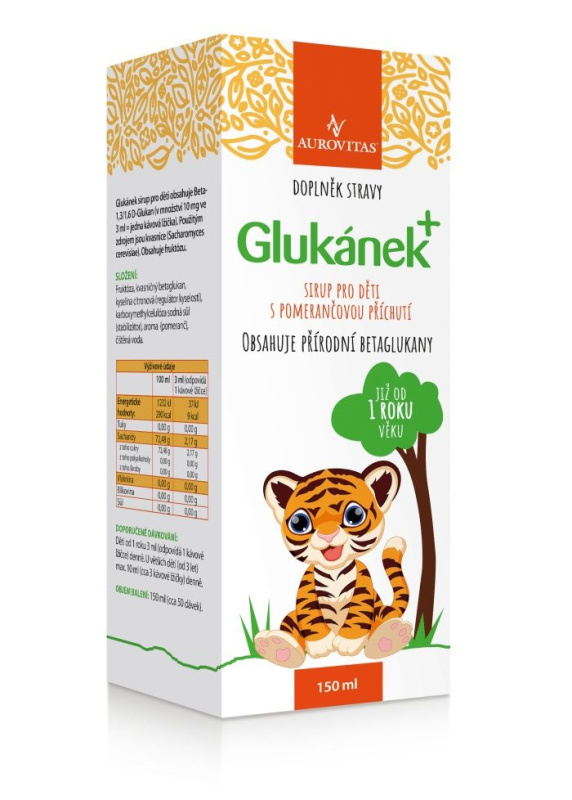 Glukánek+ sirup pro děti 150ml