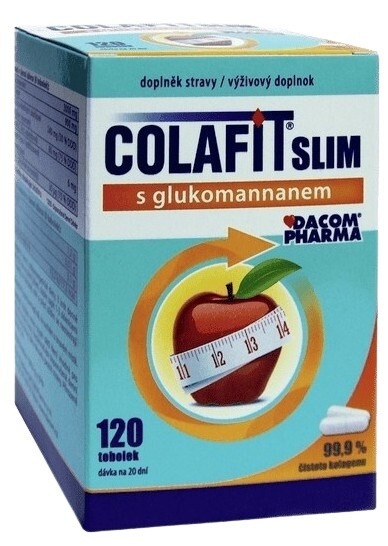DACOM PHARMA COLAFIT Slim s glukomannanem 120 tablet