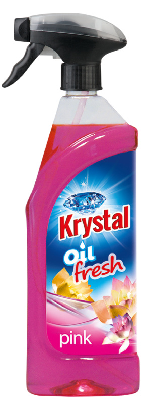 KRYSTAL olejový osvěžovač s rozprašovačem - růžový 750 ml