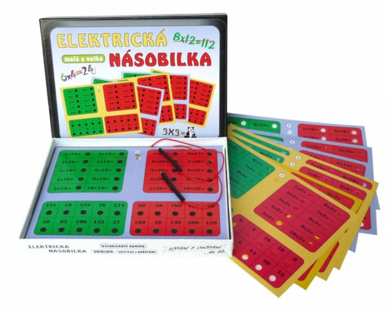 Elektronická násobilka společenská hra na baterie