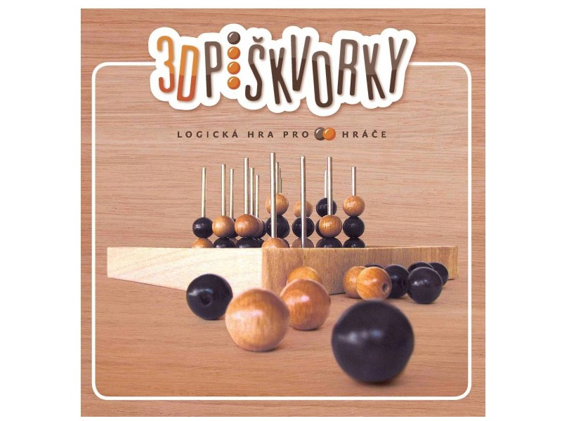 Svoboda Piškvorky 3D podstavec + kuličky dřevo