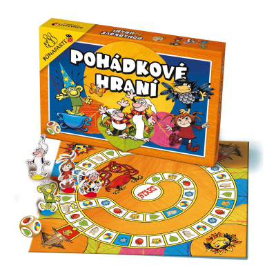 Pohádkové hraní Večerníček, Člověče, nezlob se společenská hra v krabici 35x23x4cm