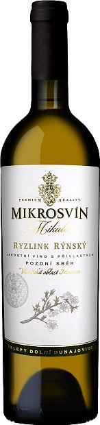 Mikrosvín Mikulov Mikrosvín Ryzlink rýnský Pozdní sběr 2023