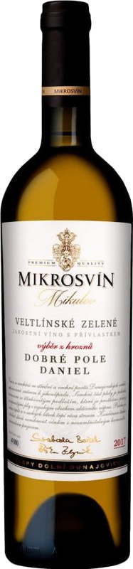 Mikrosvín Mikulov Mikrosvín Mikulov Veltlínské zelené Výběr z hroznů 2022