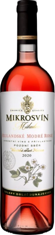Mikrosvín Mikulov Mikrosvín Rulandské modré Rosé Pozdní sběr 2020