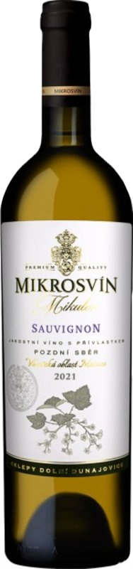 Mikrosvín Mikulov Mikrosvín Sauvignon Pozdní sběr 2021