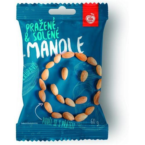 IBK mandle pražené solené 60g