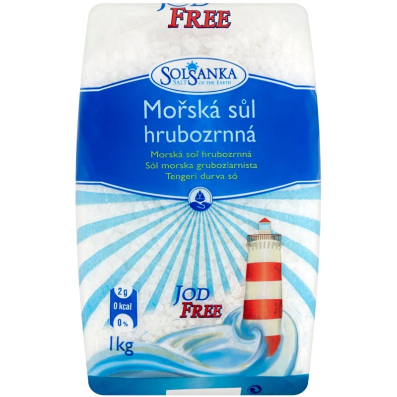 Solsanka Mořská sůl hrubozrnná