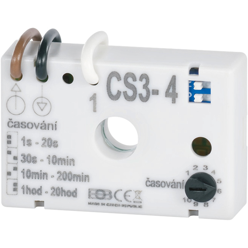 Spínač časový pod vypínač CS3–4