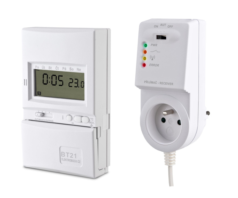 Termostat bezdrátový digitální Elektrobock BT21