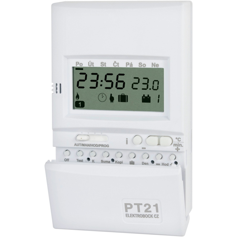 Termostat drátový digitální Elektrobock PT21