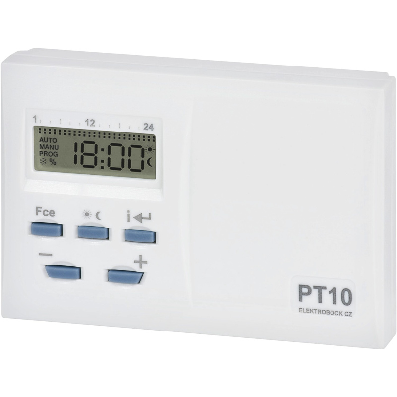 Prostorový digitální termostat PT 10