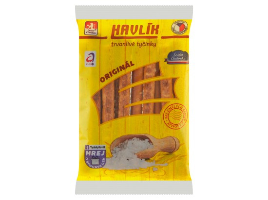 Havlík - tyčinky se sýrem a solí - Original, 90 g