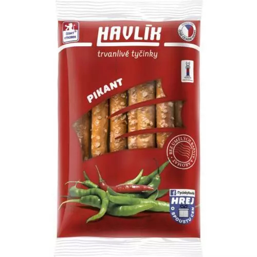 Havlík - tyčinky se sýrem a solí - Pikant, 90 g