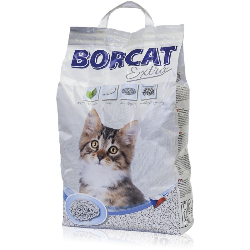 Hrudkující stelivo pro kočky Borcat standart, 5l