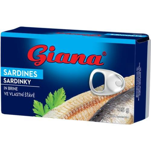 Giana Sardinky ve vlastní šťávě