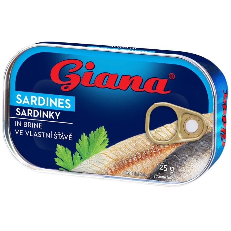 Giana Sardinky ve vlastní šťávě