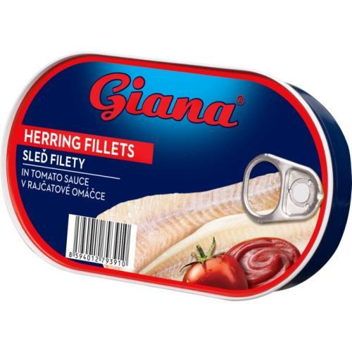 Giana sledí filety v rajčatové omáčce 170g