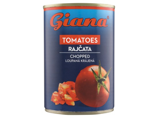 GIANA Rajčata 400g loupaná krájená