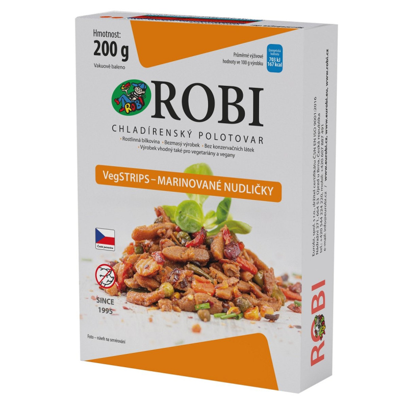 Robi Vegstrips marinované nudličky