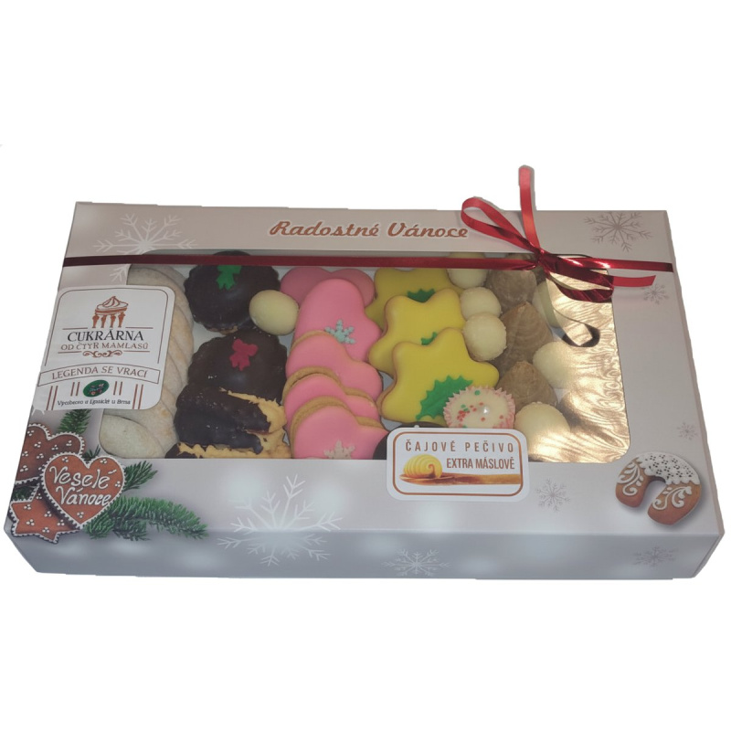 Cukrárna Od čtyř mamlasů Vánoční čajové pečivo extra máslové