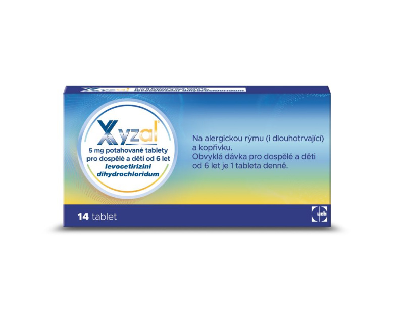 XYZAL 5MG Potahovaná tableta 14