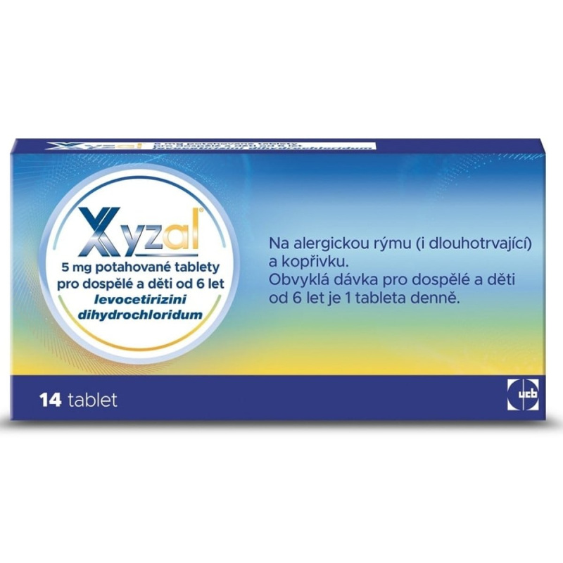 XYZAL 5MG Potahovaná tableta 14
