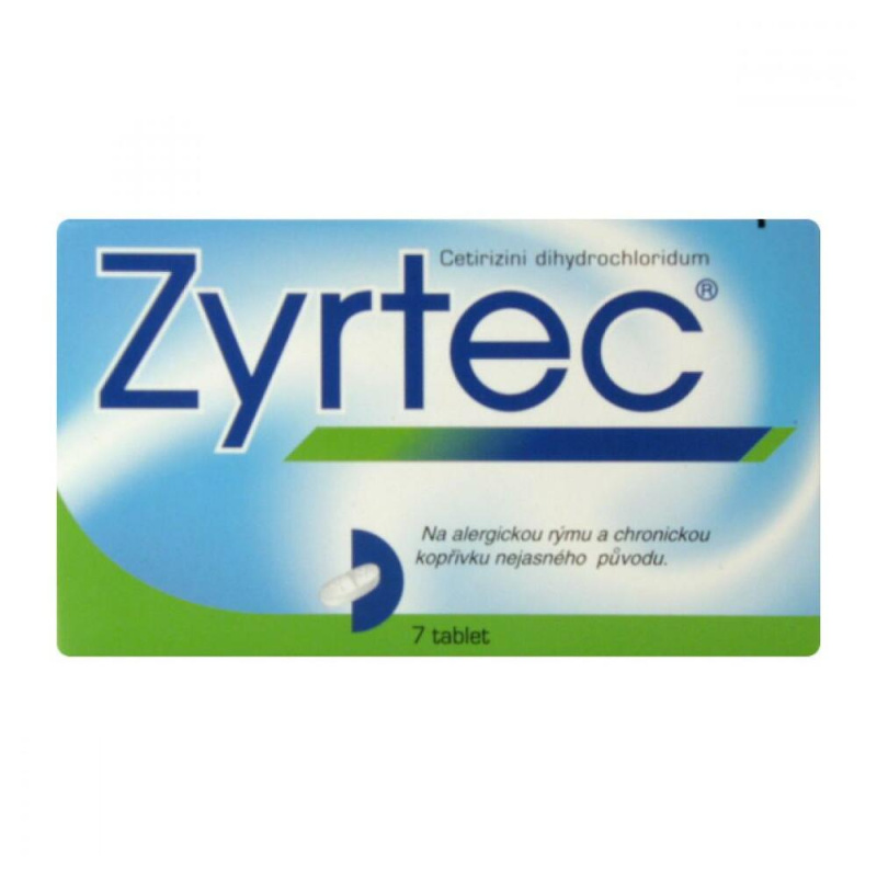 ZYRTEC 10MG Potahovaná tableta 7