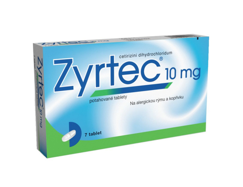 ZYRTEC 10MG Potahovaná tableta 7